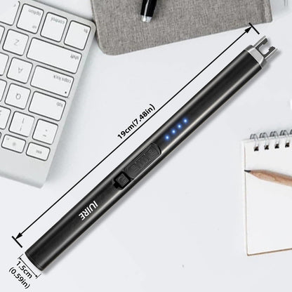 Wiederaufladbares Lichtbogenfeuerzeug USB-C Schwarz 2 Sicherheitsschalter
