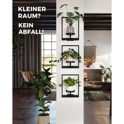 Wandbehang Pflanzgefäße 3er Set – Moderner Pflanzenständer für Zimmerpflanzen