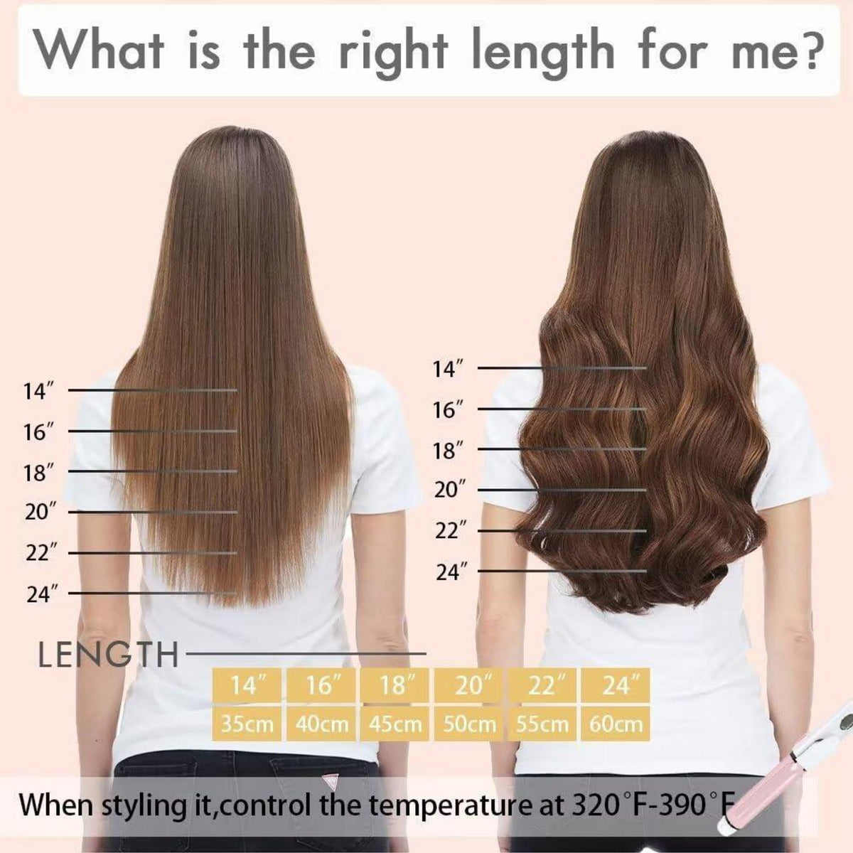 Echthaar Tape Extensions Auburn Ginger 55cm