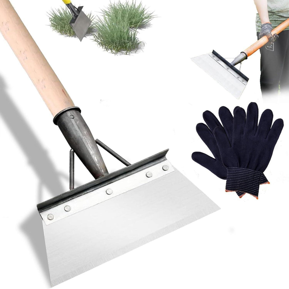Multifunktionale Gartenschaufel für Reinigen und Jäten