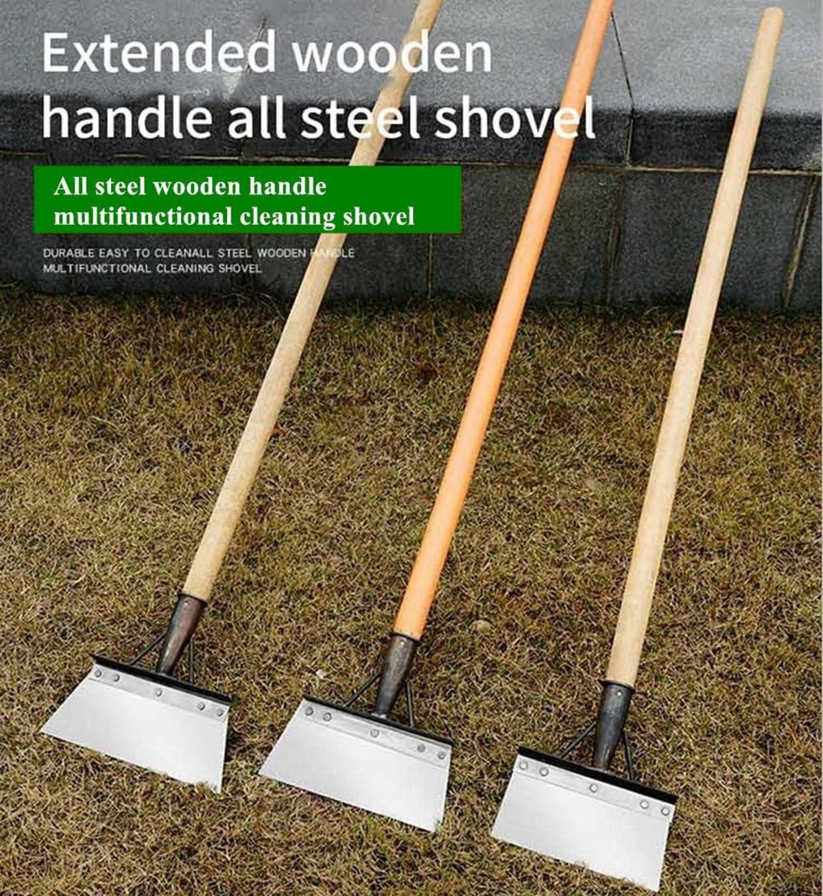 Multifunktionale Gartenschaufel Eis Schnee Stahl Unkrautwerkzeug 28cm