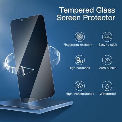 3x NEW'C Sichtschutz Panzerglas iPhone 13 Mini 5,4 Zoll - 35-Grad-Schutzwinkel, 9H Härte, Blasenfrei