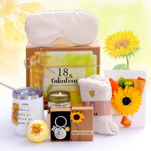 18. Geburtstag Mädchen Sonnenblume Geschenkbox für 18 Jahre alt