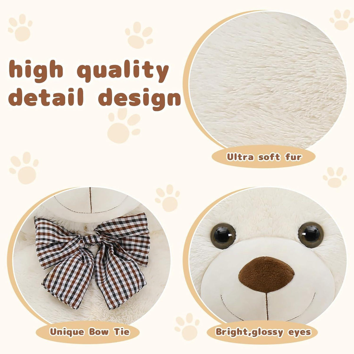 Riesen Teddybär 140cm - XXL Kuscheltier für Valentinstag & Weihnachten