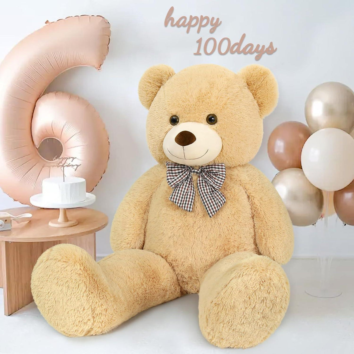 Riesen Teddybär 140cm - XXL Kuscheltier Geschenk für Valentinstag