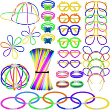 330 Leuchtstäbe Knicklichter Party Set Neon Glow Sticks Deko XXL