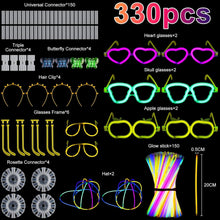 330 Leuchtstäbe Knicklichter Party Set Neon Hochzeit Glow