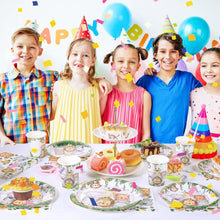 Dschungel Tiere Partygeschirr Set für Kindergeburtstag