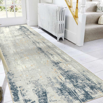 Famibay Flur Teppich Läufer 80x300cm Modern Waschbar