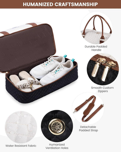 LOVEVOOK Reisetasche Damen Handgepäck Weekender 46x30.5x23cm