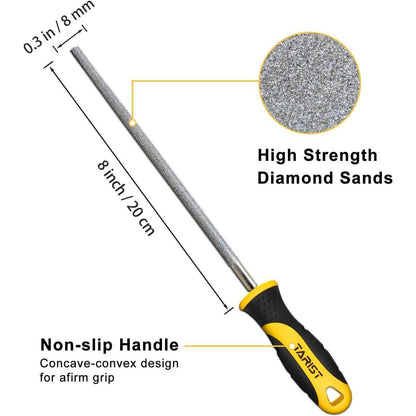 Diamant Feilen-Set 3tlg – Schärfen für Rasenmäher & Werkzeug