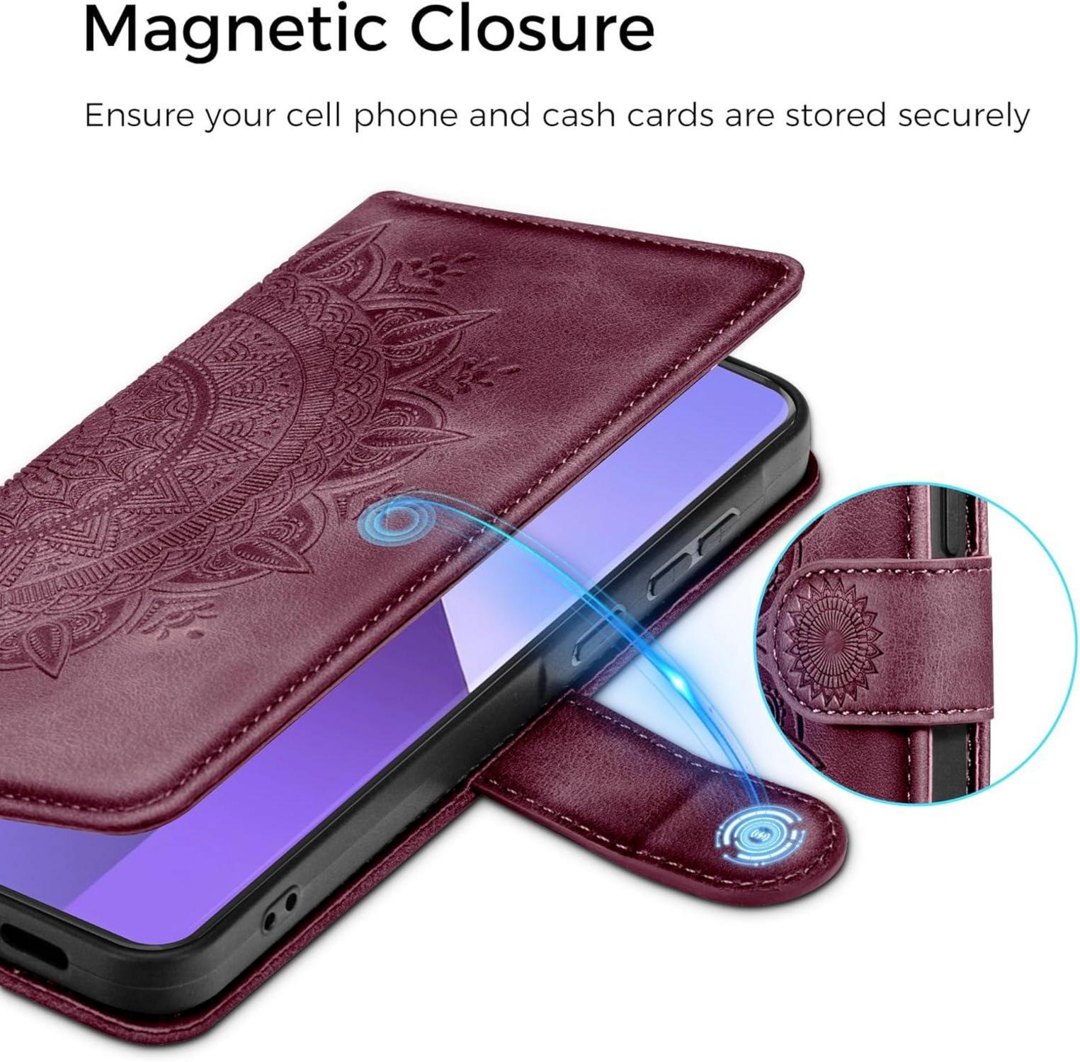 Handyhülle für Xiaomi Redmi Note 13 Pro Plus 5G Flip Wallet PU Leder