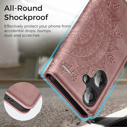 Handyhülle Xiaomi Redmi Note 13 Pro Plus 5G PU Leder Flip Wallet Case Rosa