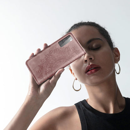 Samsung Galaxy S20 FE Hülle - Flip Wallet Leder Case mit Kartenfach