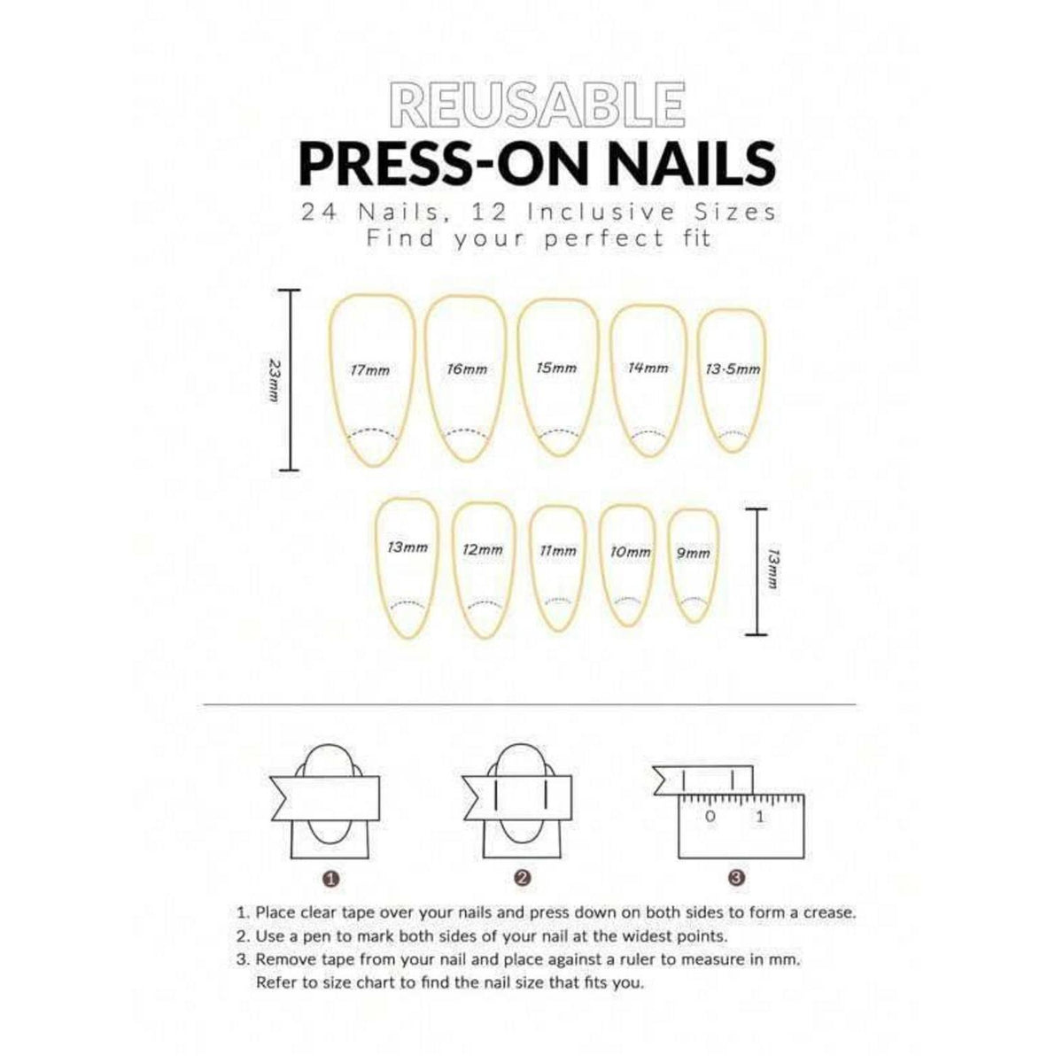Press on Nails Almond Nude Weiß French Schleife Blumen Pearl