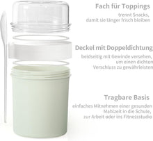 Müslibecher Joghurtbecher to Go 780ml auslaufsicher