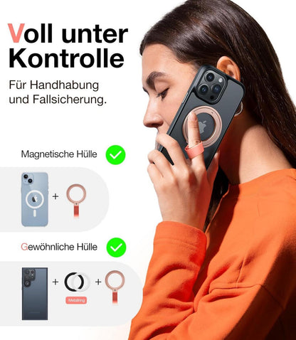 TORRAS MagSafe Handy Ring 12N Magnetkraft 360° Drehbar Ständer Halterung