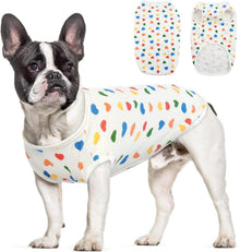 Hundepullover Kleine Hunde Weich Atmungsaktiv Buntes Herz XXL
