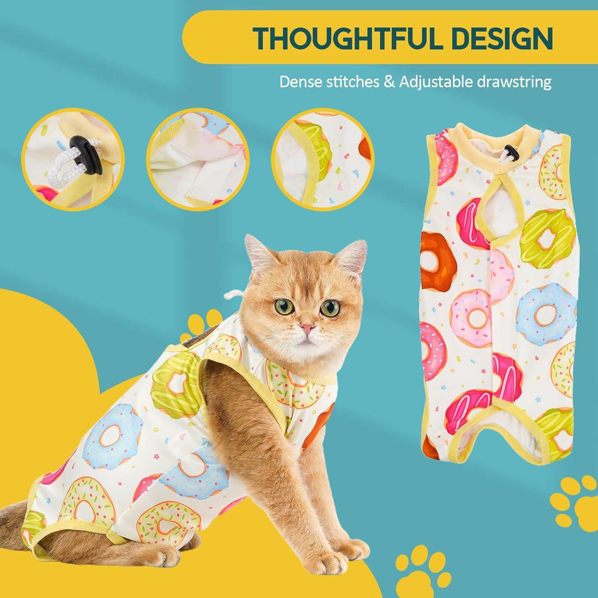 Katzen Erholungsanzug Modal Recovery Kastration Suit L - Leckschutz