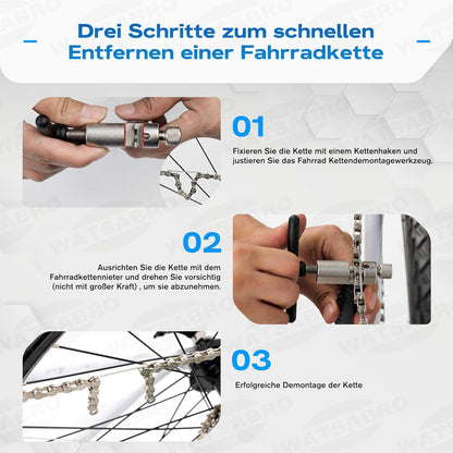 Kettennieter Fahrrad Singlespeed Ketten 6-12 Gang Tool