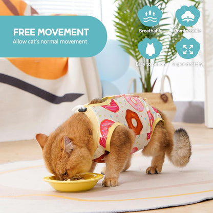 Katzenbody Erholungsanzug Kastration OP Recovery Suit M-Plus