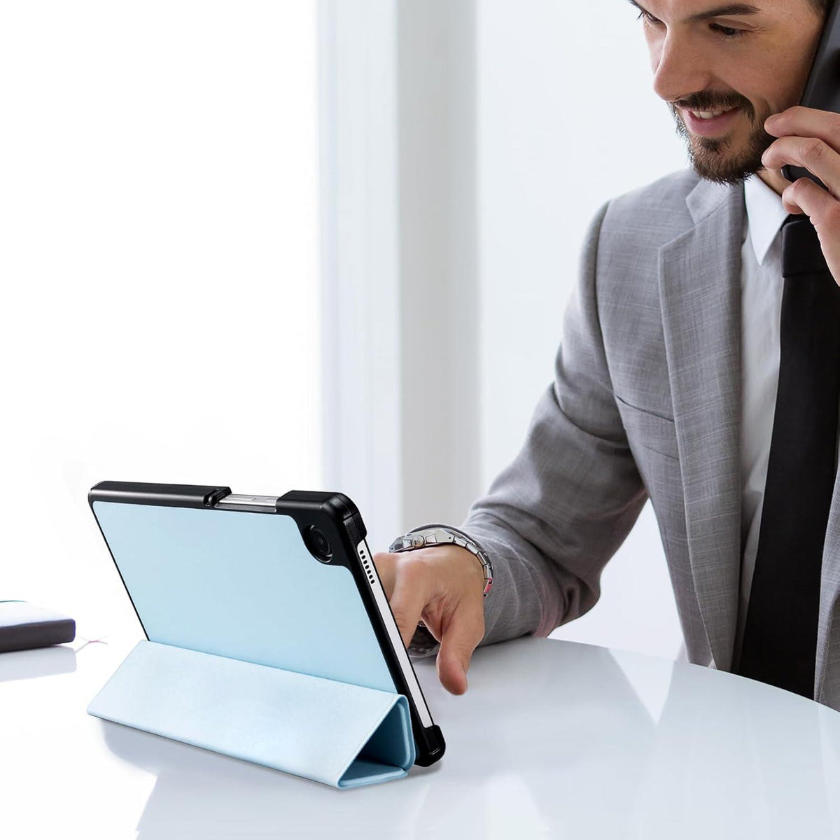 Schutzhülle für Samsung Galaxy Tab A9 2023 8,7 Zoll PU-Leder Dual Stand