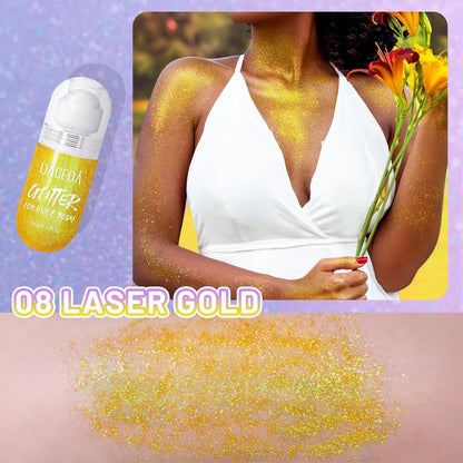 Prreal Mermaid Glitter Gel - Holographic Body Shimmer