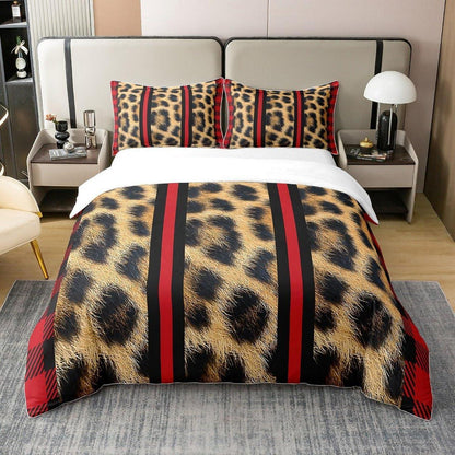 Leopard Bettwäsche Set 155x220cm – Kinderzimmer Safari Dekor