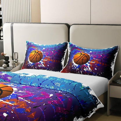 Basketball Bettwäsche Set 220x240cm – Baumwolle, Sports Design
