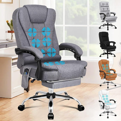 ALFORDSON Bürostuhl Massagefunktion ergonomisches Design