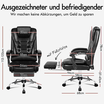 ALFORDSON Bürostuhl Massagefunktion ergonomisches Design