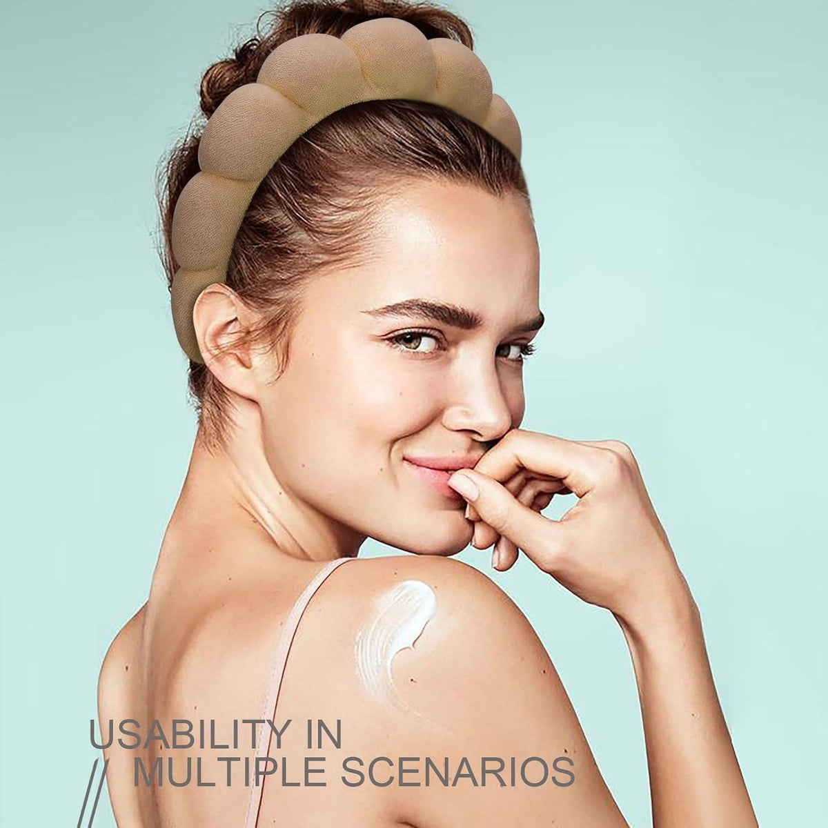 DRESHOW Spa-Stirnband Damen Schwamm-Frottee-Haarband für Make-up