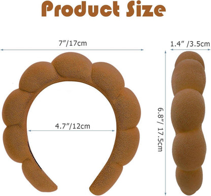 Spa-Stirnband Damen Schwamm-Stirnband Gesichtspflege Make-up 1