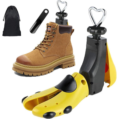Schuhspanner Gelb (43-47) mit Schuhlöffel