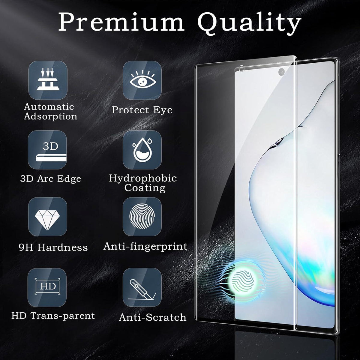 Samsung Galaxy Note 10 Schutzfolie - 3D Displayschutz