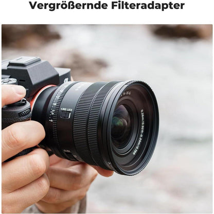 Step Up Ring 43-49mm für Kamerafilter aus Aluminium