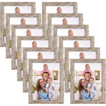 Bilderrahmen Set 15x20 cm Beige Holzmaserung Fotorahmen