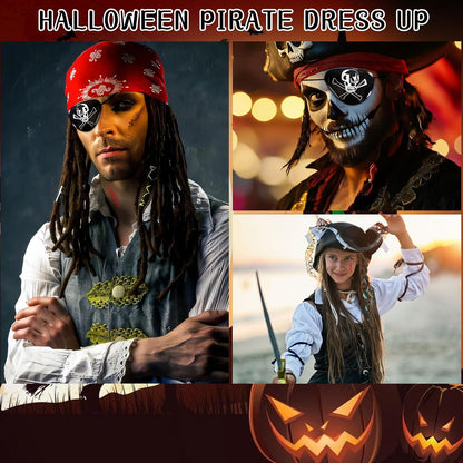 Halloween Schminke Piraten Set Face Paint Gesichtsfarben Karneval