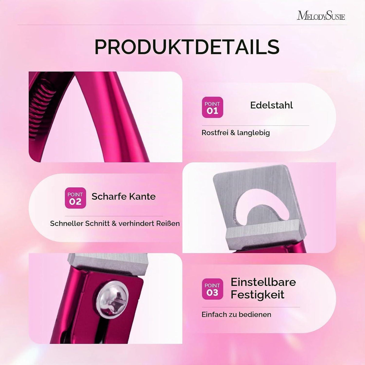Acryl Nagelknipser mit Magneten – Weinrot | Maniküre Tool