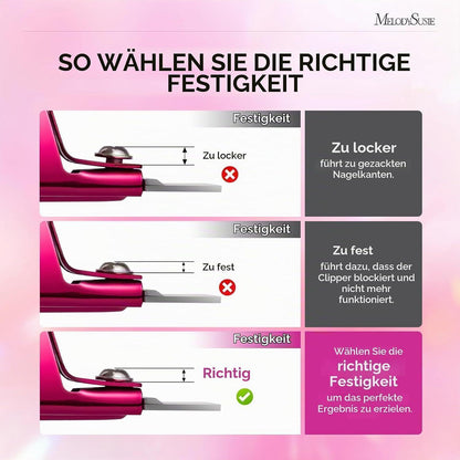 Acryl Nagelknipser mit Magneten – Weinrot | Maniküre Tool
