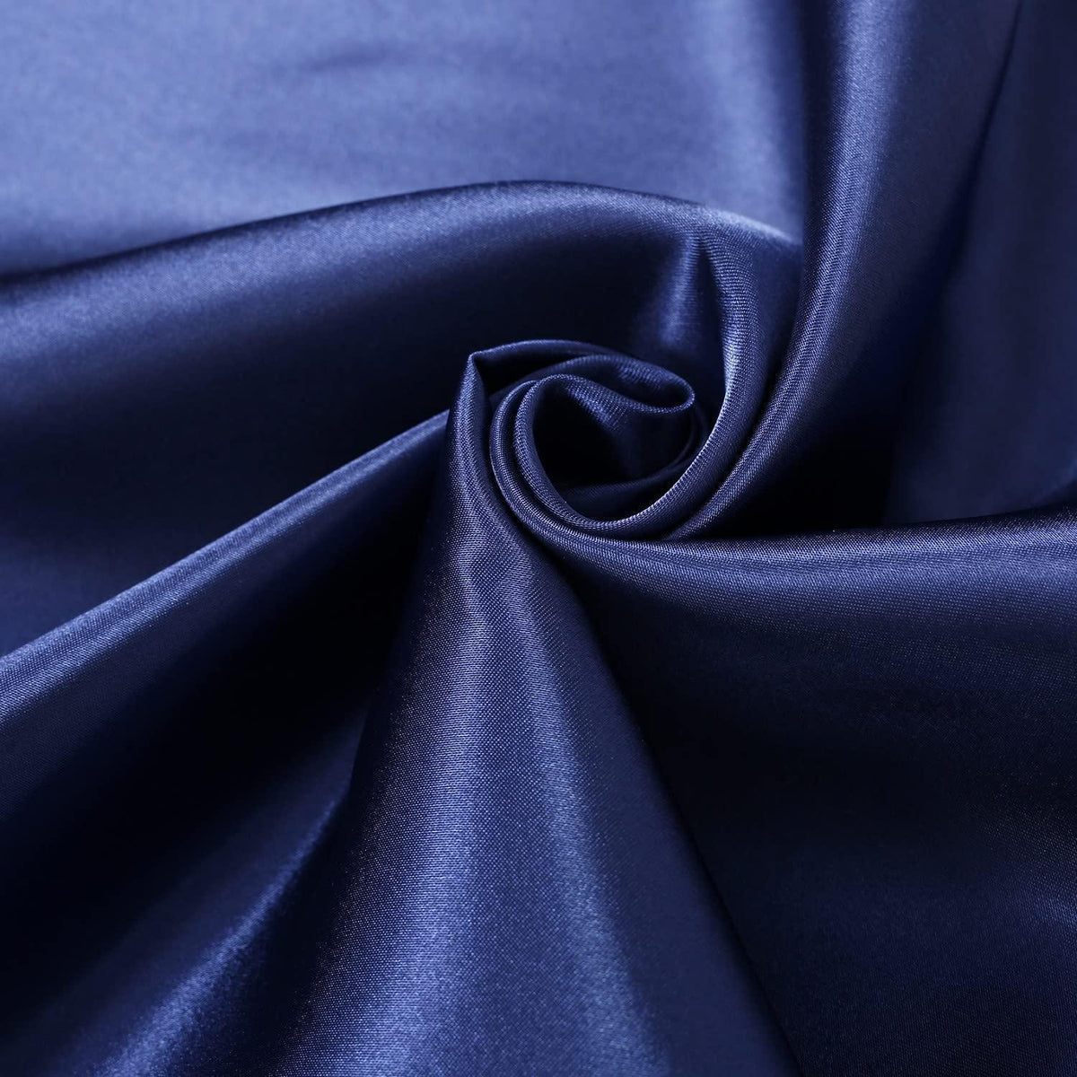Satin Bettwäsche Set 200x200cm Blau – 3-teilig, Luxus & Weich