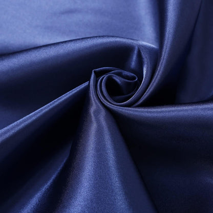 Satin Bettwäsche Set 200x200cm Blau – 3-teilig, Luxus & Weich