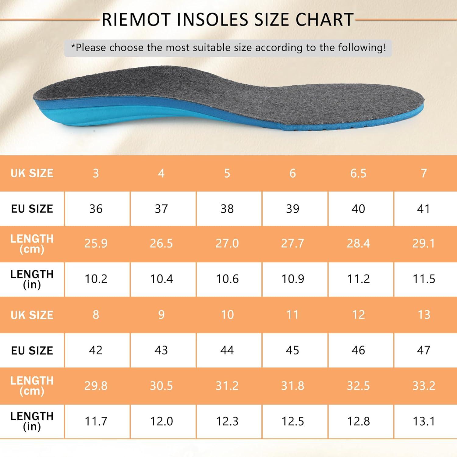 Sport Komfort Einlegesohlen Arch Support für Herren Damen Laufschuhe 36-47