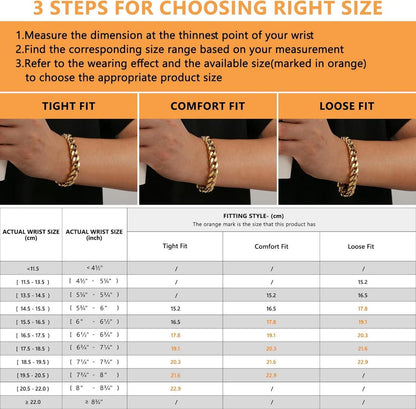 Herren Armband mit Löwe Kopf Verschluss, 18K Gold beschichtet 12mm