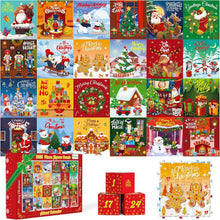 Weihnachtspuzzle Adventskalender mit 1008 Teilen für Kinder