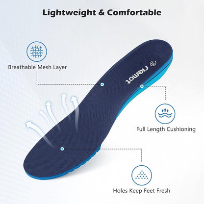 Sport Komfort Einlegesohlen mit Arch Support und Dämpfung