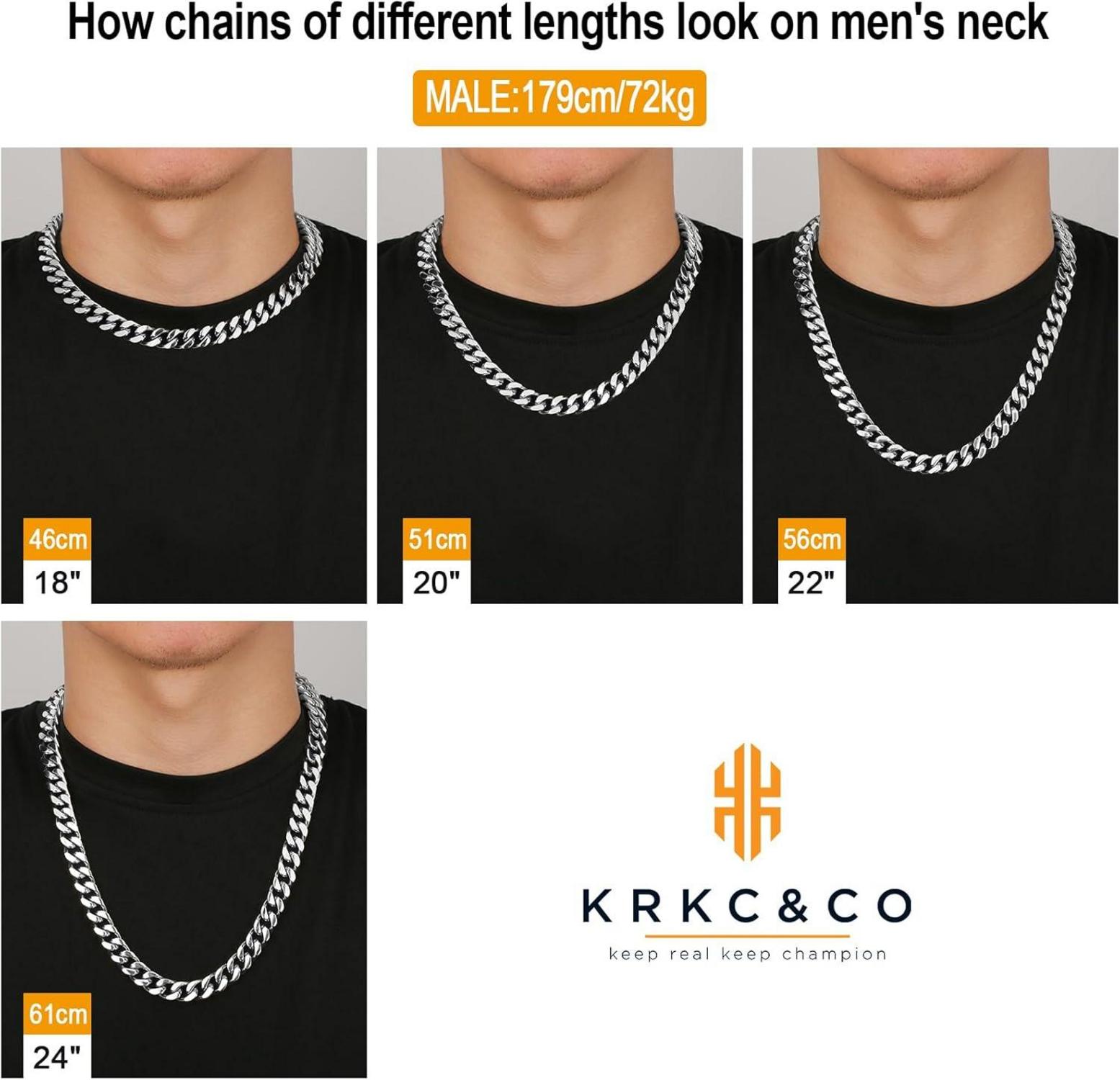 Gold Panzerkette 18K mit Löwenkopf/Totenkopf 12mm 61cm