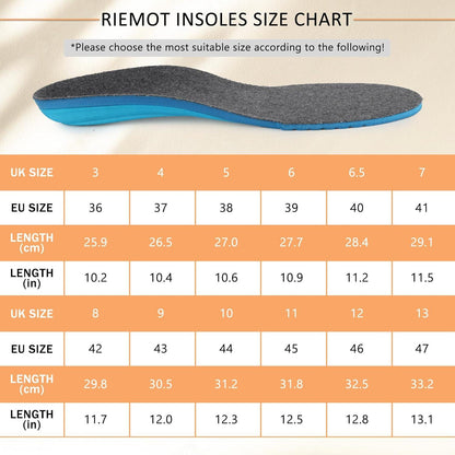 Sport Komfort Einlegesohlen Arch Support Atmungsaktiv Gr.36-47