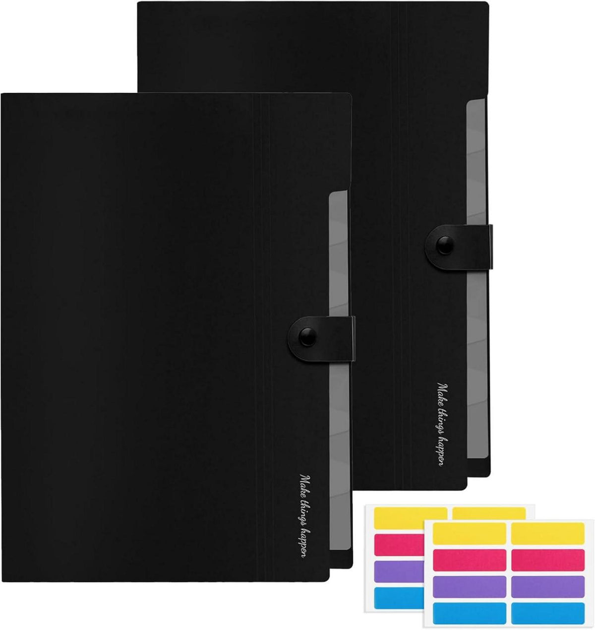 Dokumentenmappe A4 Fächermappe Organizer Tasche schwarz 2