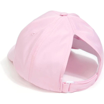 Baseballkappe Pferdeschwanz für Mädchen – Rosa, UV-Schutz, Atmungsaktiv